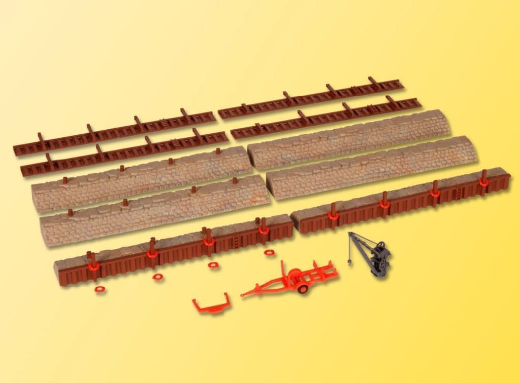 Kibri 38528 - Ausgestaltungsset Binnenhafen H0 1:87