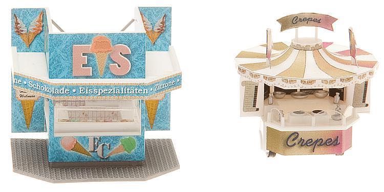 Faller 140442 - 2 Mobile Verkaufsstä H0 1:87