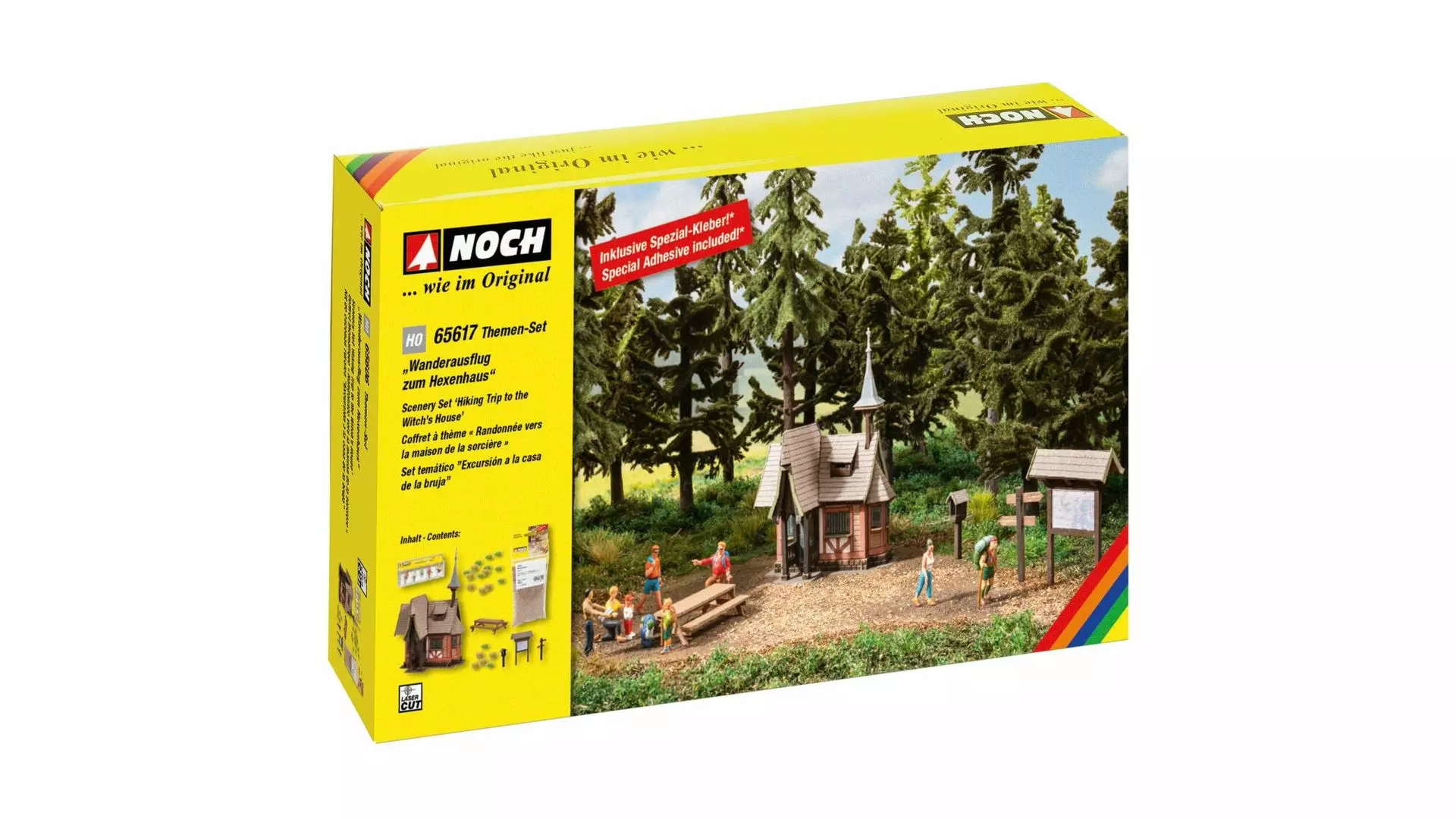 Noch 65617 - Themen-Set Wanderausflug zum Hexenhaus H0 1:87