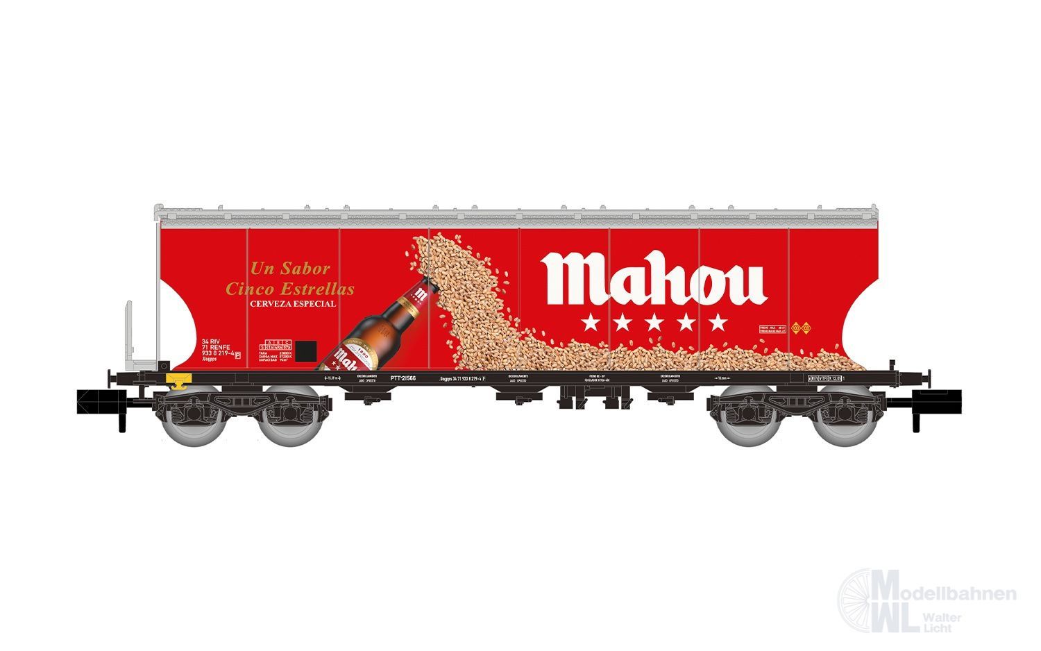 Arnold 6741 - Getreidesilowagen RENFE Ep.V Mahou N 1:160