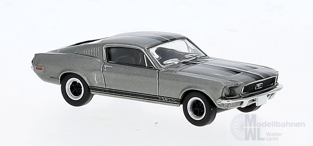 Brekina 19607 - Ford Mustang Shelby GT 350, grau met. H0 1:87