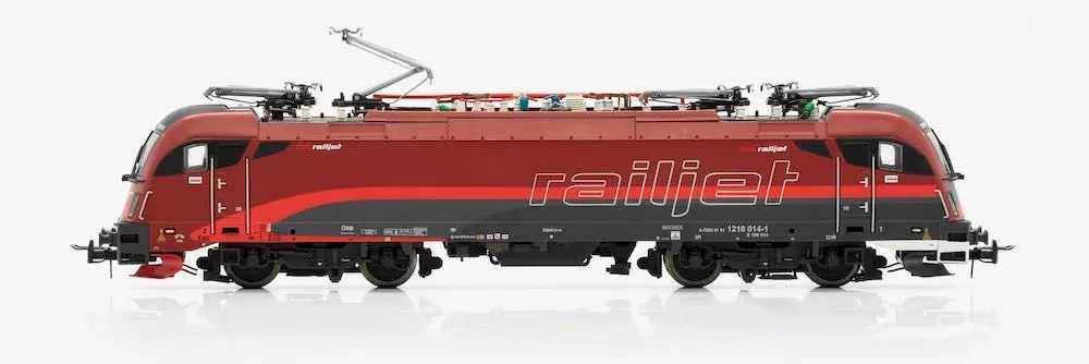 Jägerndorfer Modellbahn 29702 - E-Lok Rh 1216 ÖBB Railjet Ep.VI Taurus DANI H0/GL Sound