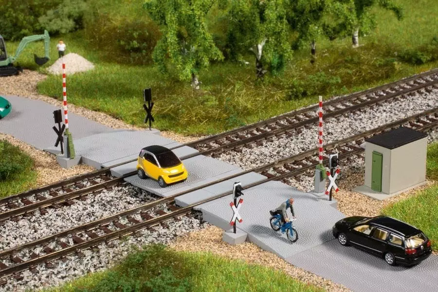 Auhagen 44649 - Bahnübergang - Halbschranke N 1:160