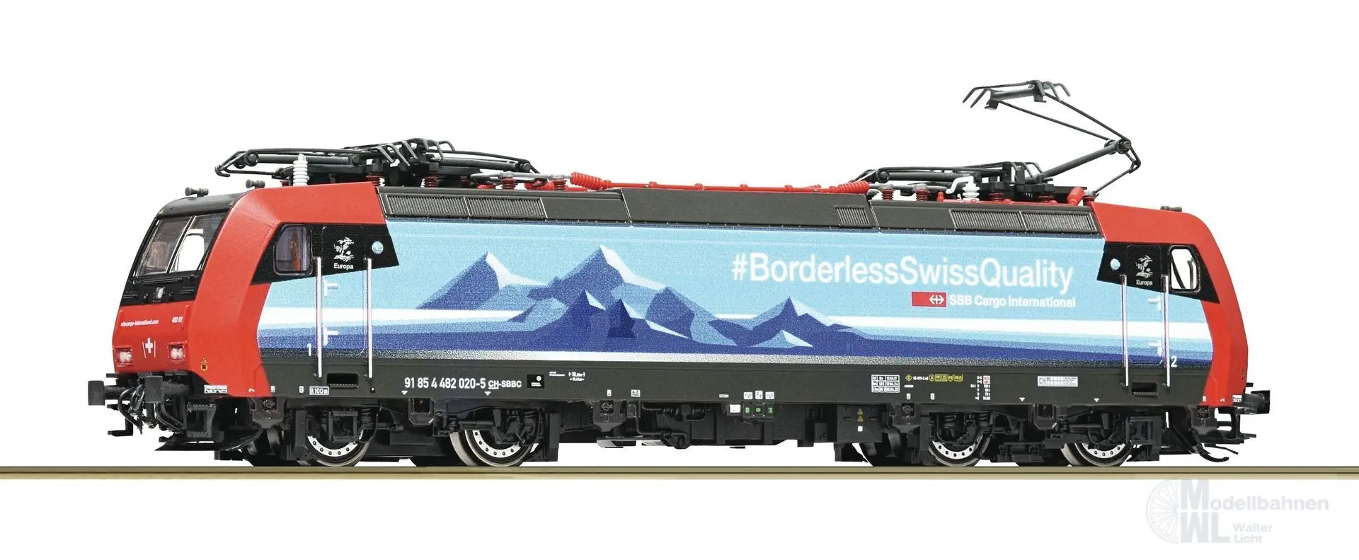 Roco 7580020 - E-Lok Re 482 SBB Cargo Ep.VI TT 1:120