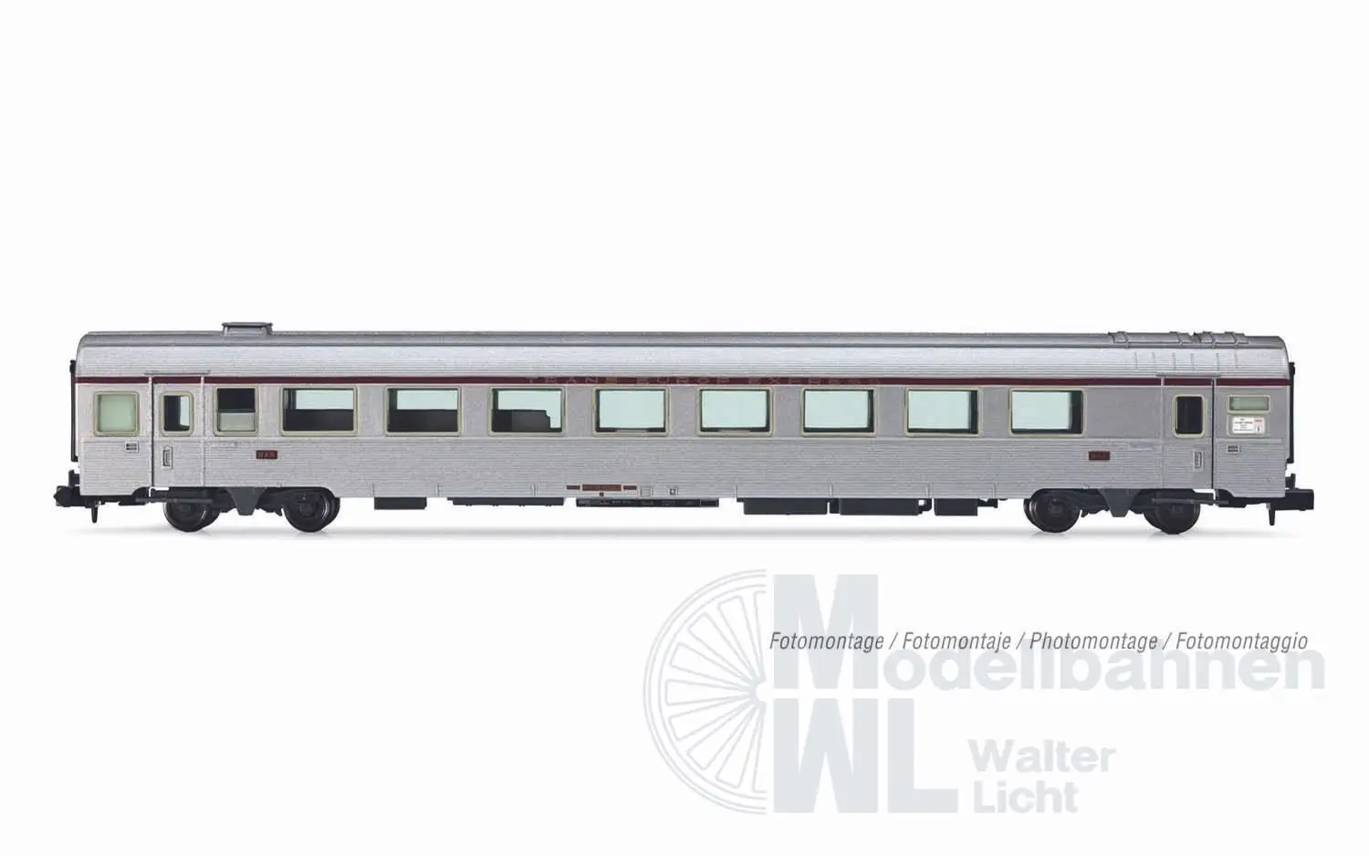 Arnold 4498 - Personenwagen Set SNCF Ep.IV TEE Jules Verne 3.tlg. N 1:160