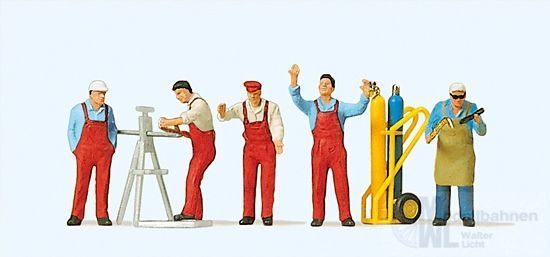 Preiser 10243 - Handwerker und Zubehör H0 1:87