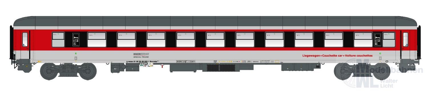 LS Models 58521 - Liegewagen Wagonservice Ep.VI Bvcmbz 249.1 TT 1:120