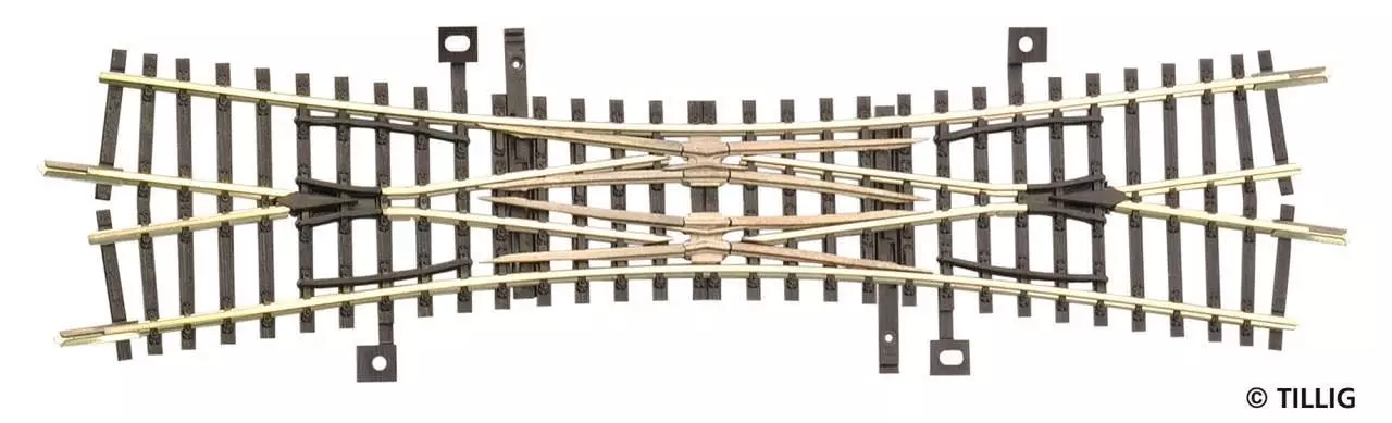 Tillig 83300 - Doppelkreuzungsweiche TT 1:120