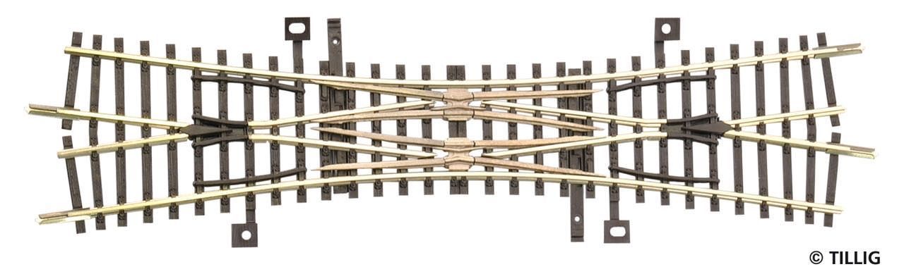 Tillig 83300 - Doppelkreuzungsweiche TT 1:120
