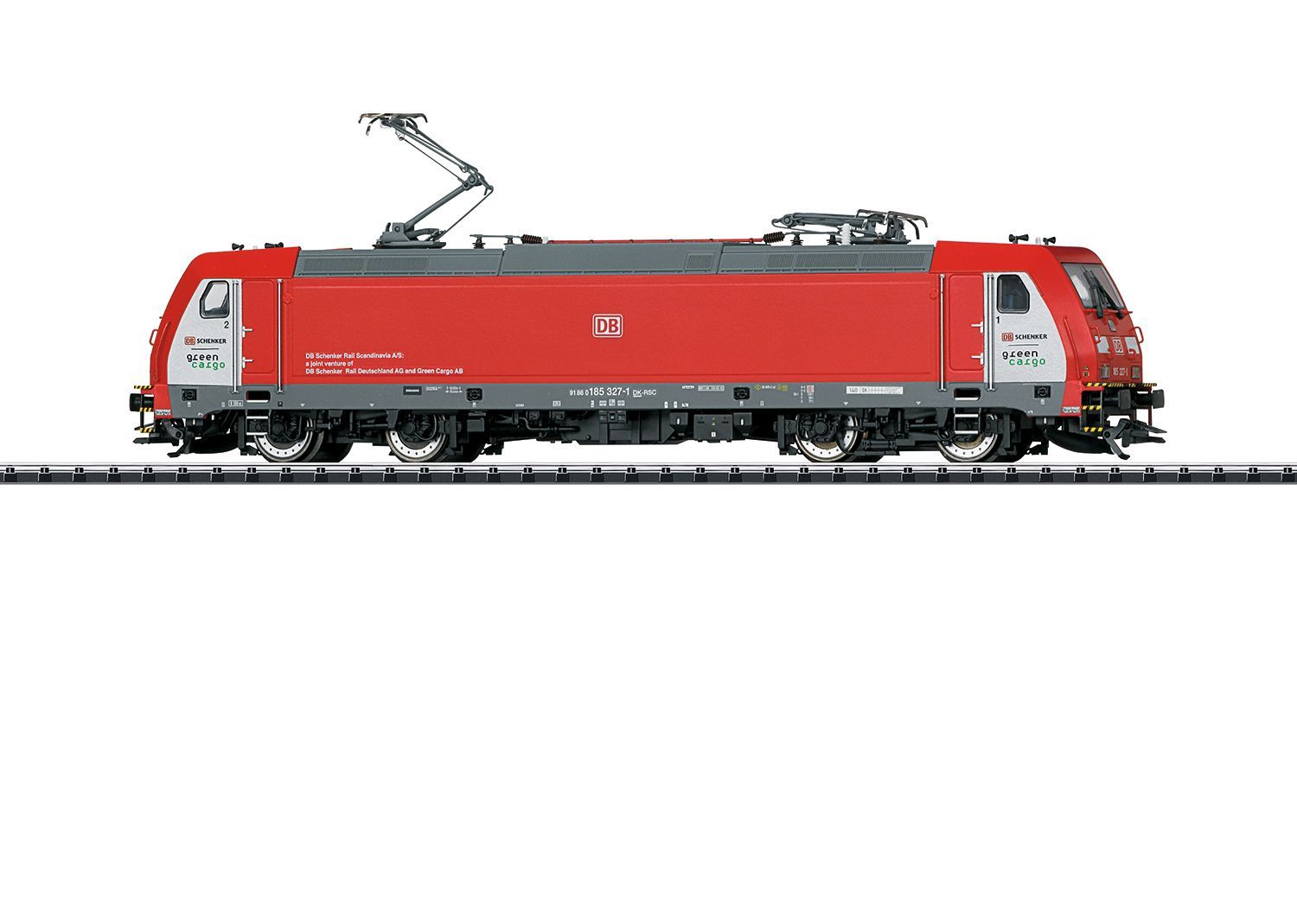 Trix 22656 - E-Lok BR 185 DB Schenker DK green cargo Ep.VI H0/GL Sound