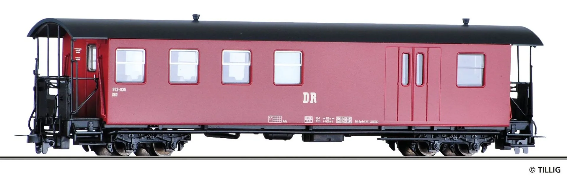 Tillig 13940 - Packwagen DR Ep.IV KBD4i H0m