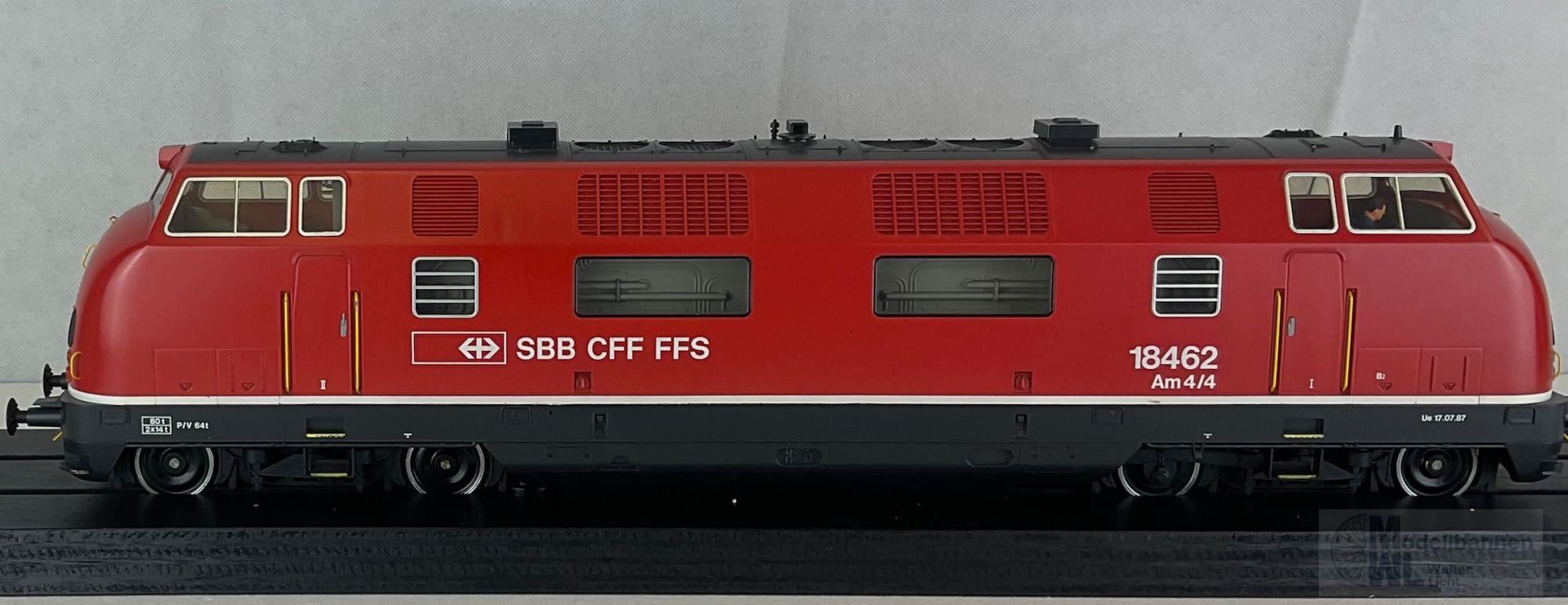 Märklin 55801 - MÄRKLIN - Diesellok AM 4/4 SBB Ep.IV 18462 rot Spur 1 