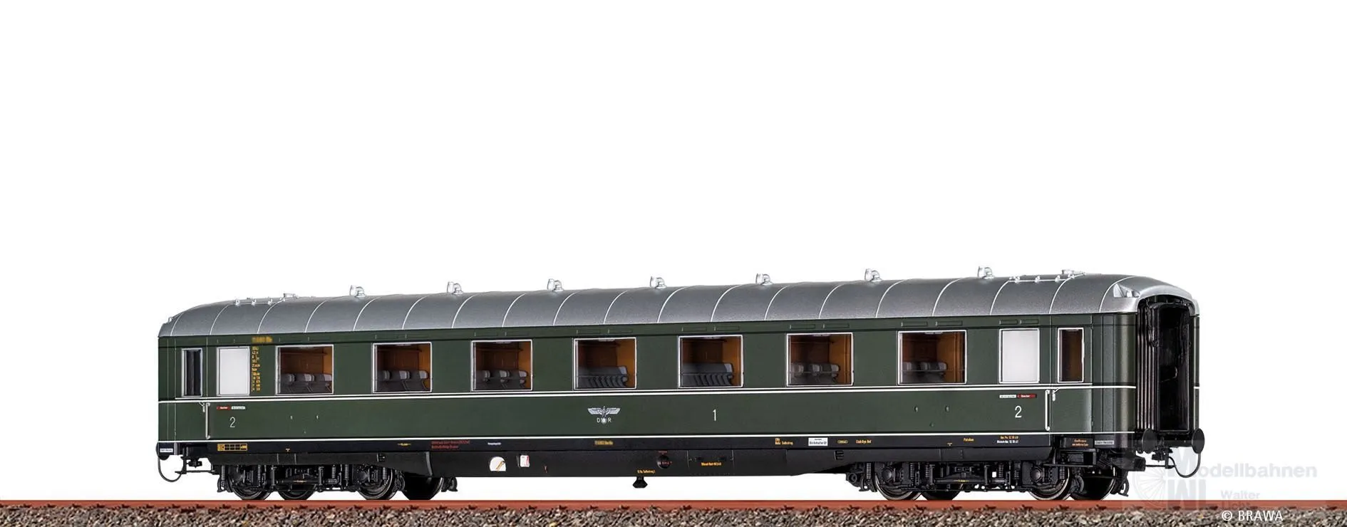 Brawa 58194 - Personenwagen DRG Ep.II AB4ü-38 H0/WS Innenbeleuchtung