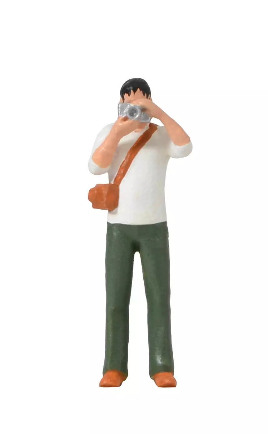 Viessmann 1519 - Fotograf mit Ausrüstung und Blitzlicht H0 1:87