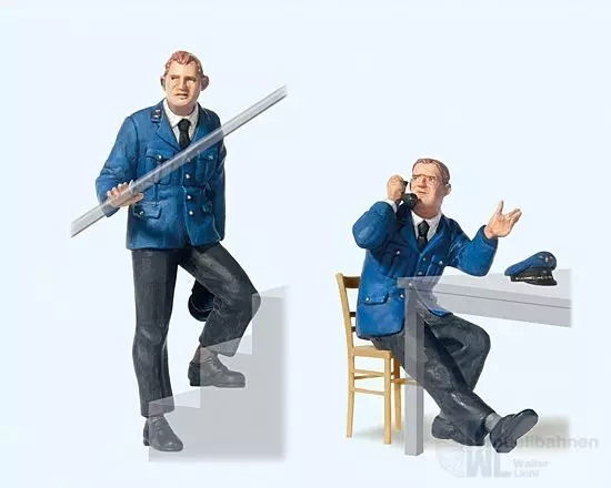 Preiser 45125 - Eisenbahner im Stellwerk mit Stuhl Spur G