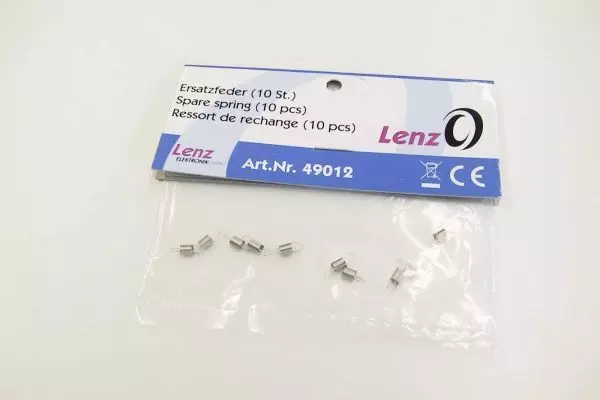 Lenz 49011 - Kupplungsfeder 10 Stück Spur 0