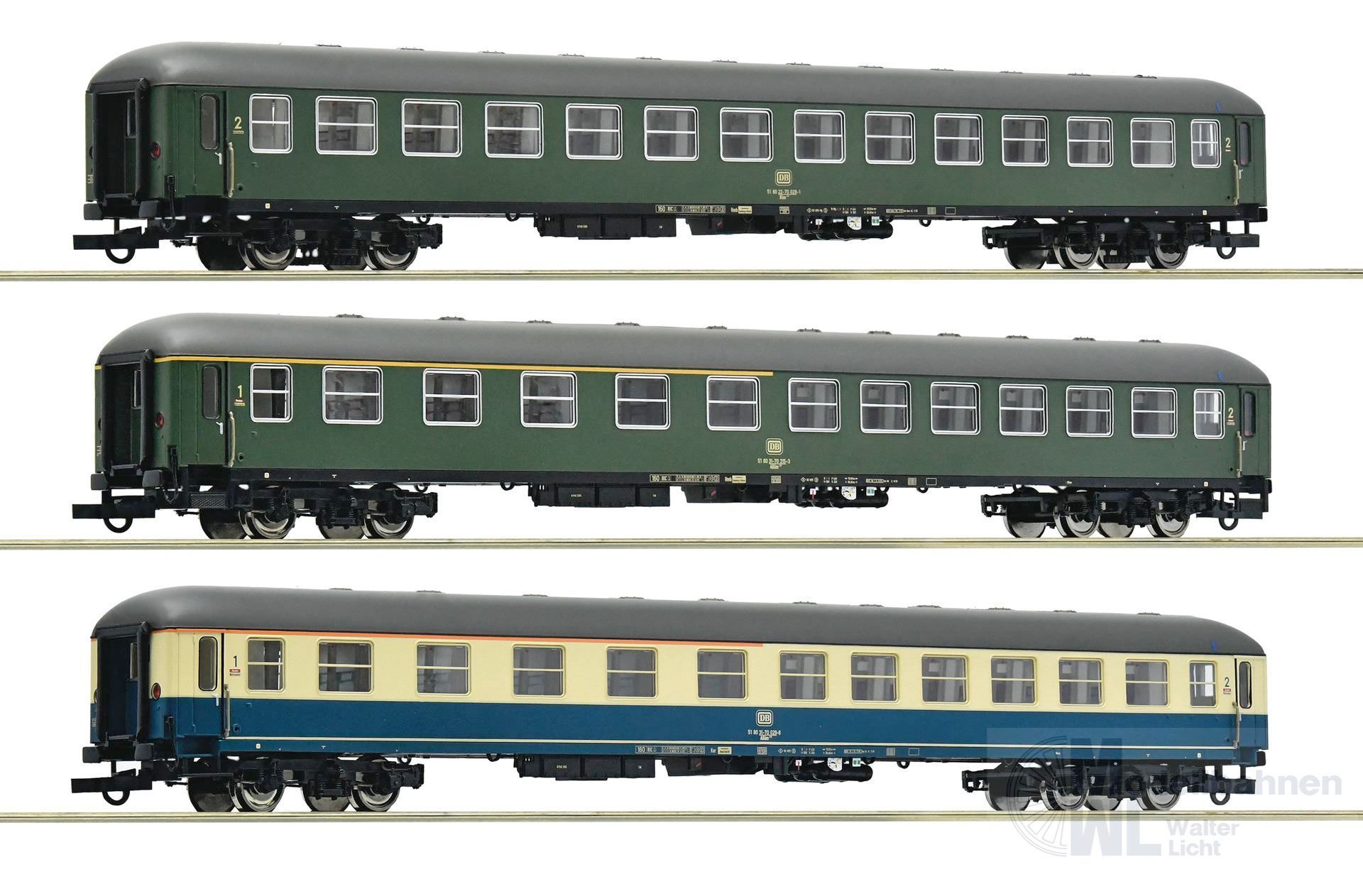 Roco 6200053 - Personenwagen Set DB Ep.IV Hispania-Express Set 3 H0/GL