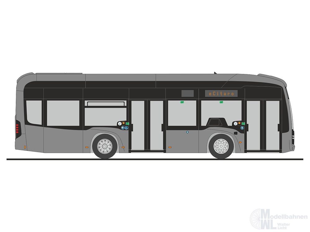 Rietze 75701 - Mercedes-Benz eCitaro K Vorführdesign H0 1:87