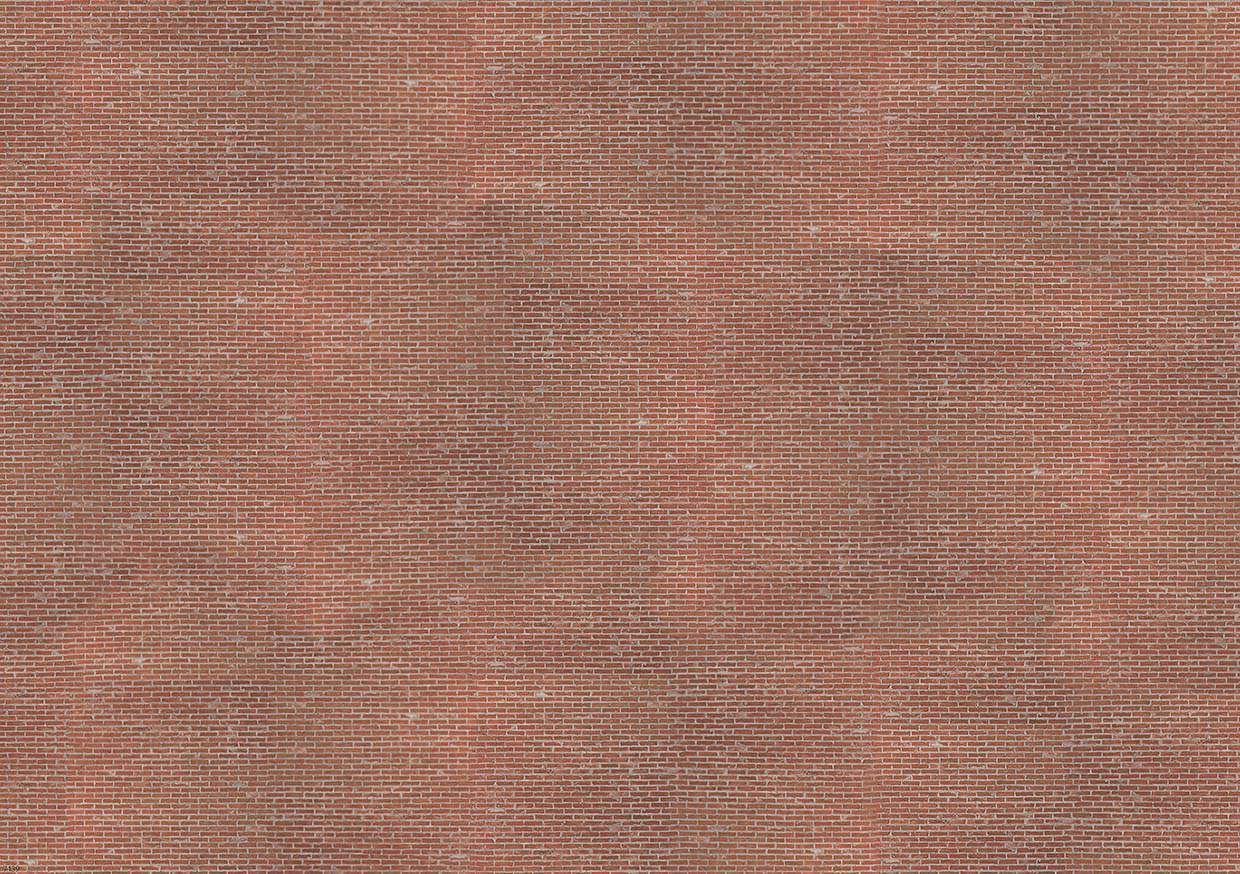 Busch 7439 - Dekoplatte Ziegelwand H0 1:87