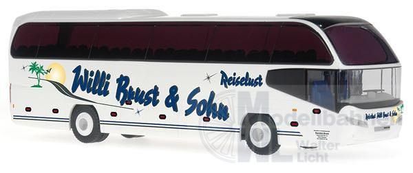 Rietze 67118 - Neoplan Cityliner 07 Willi Brust & Sohn Reislust H0 1:87 Rietze 67118 - Neoplan Cityliner 07 Willi Brust & Sohn Reislust H0 1:87