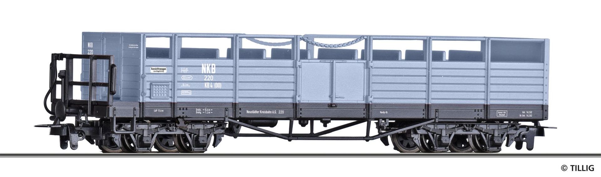Tillig 15956 - Aussichtswagen NKB Ep.III KB4 H0m