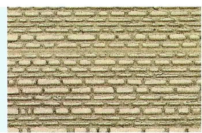 Heki 70142 - Heki dur Platte 28 x 14 cm 2 Stück Sandsteinläufermauer N/Z