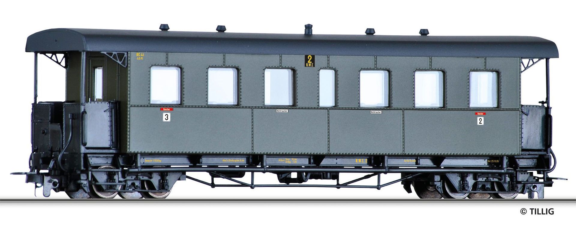 Tillig 13937 - Personenwagen NWE Ep.II BC4i H0m Tillig 13937 - Personenwagen NWE Ep.II BC4i H0m