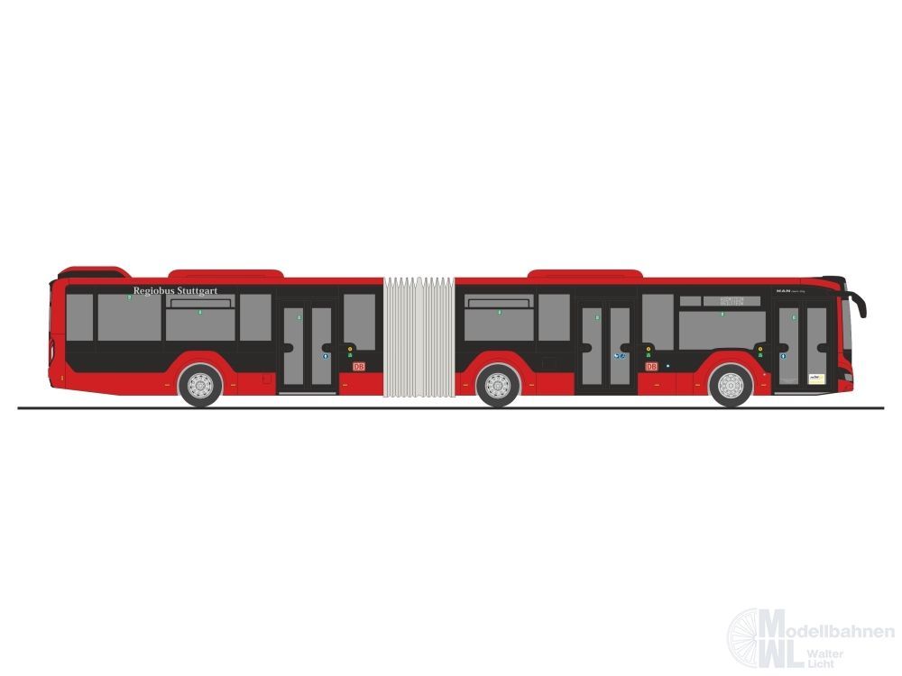 Rietze 75874 - MAN Lion´s City 18´18 Regiobus Stuttgart H0 1:87