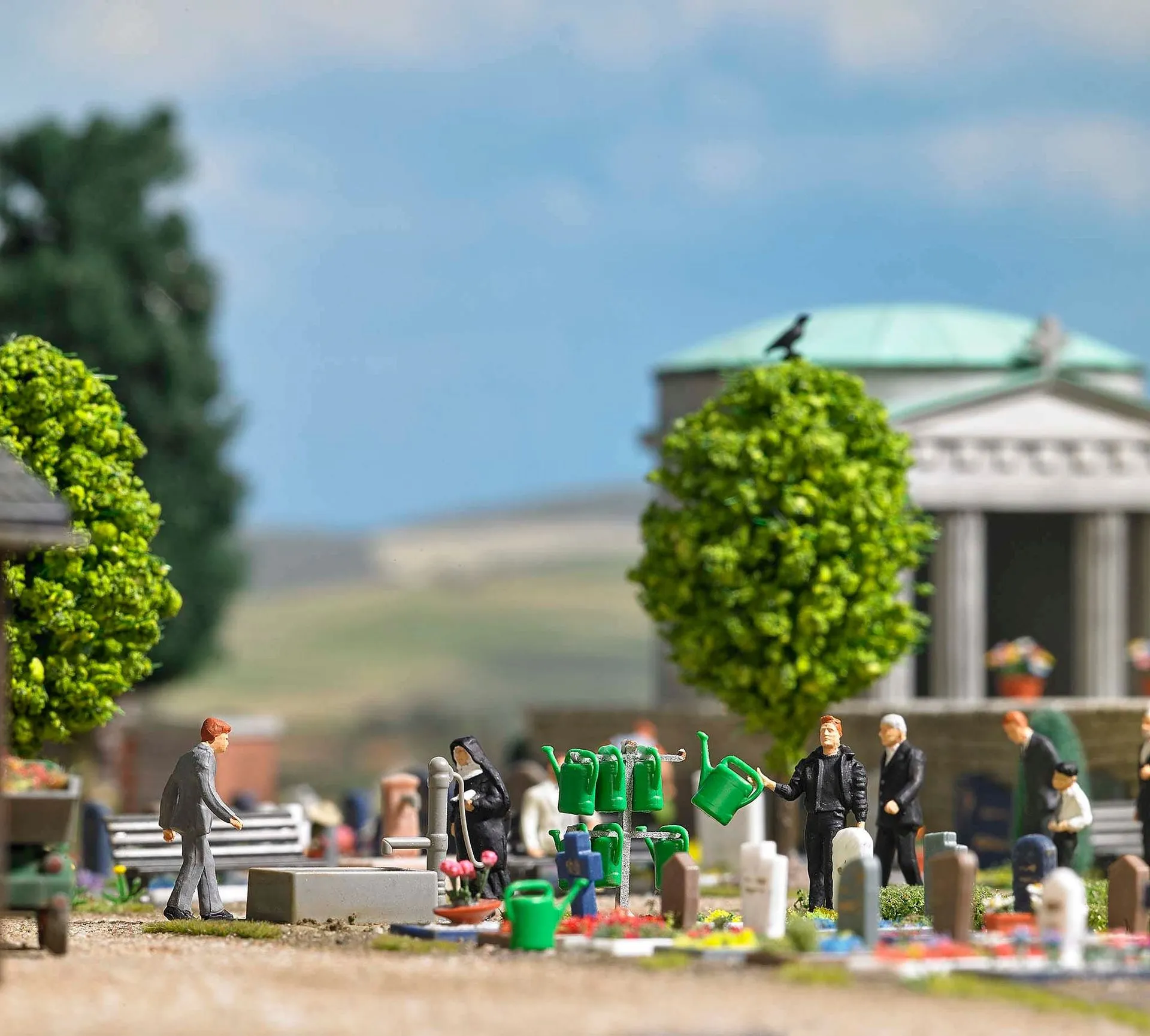 Busch 1090 - Friedhof Ausgestaltung H0 1:87
