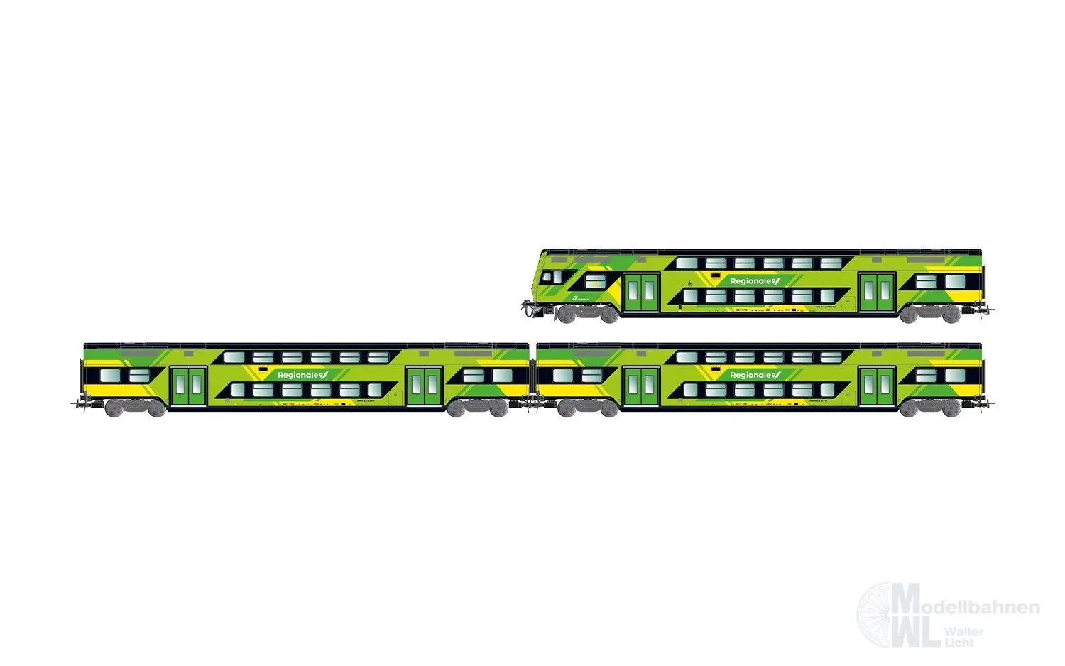 Lima 5059 - Doppelstockwagen Set FS Treniatlia Ep.VI 3.tlg. H0/GL
