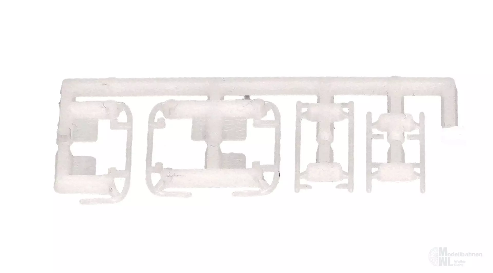 Herpa 055444 - ZB Lowbar u. Sidebar LKW ,weiß H0 1:87