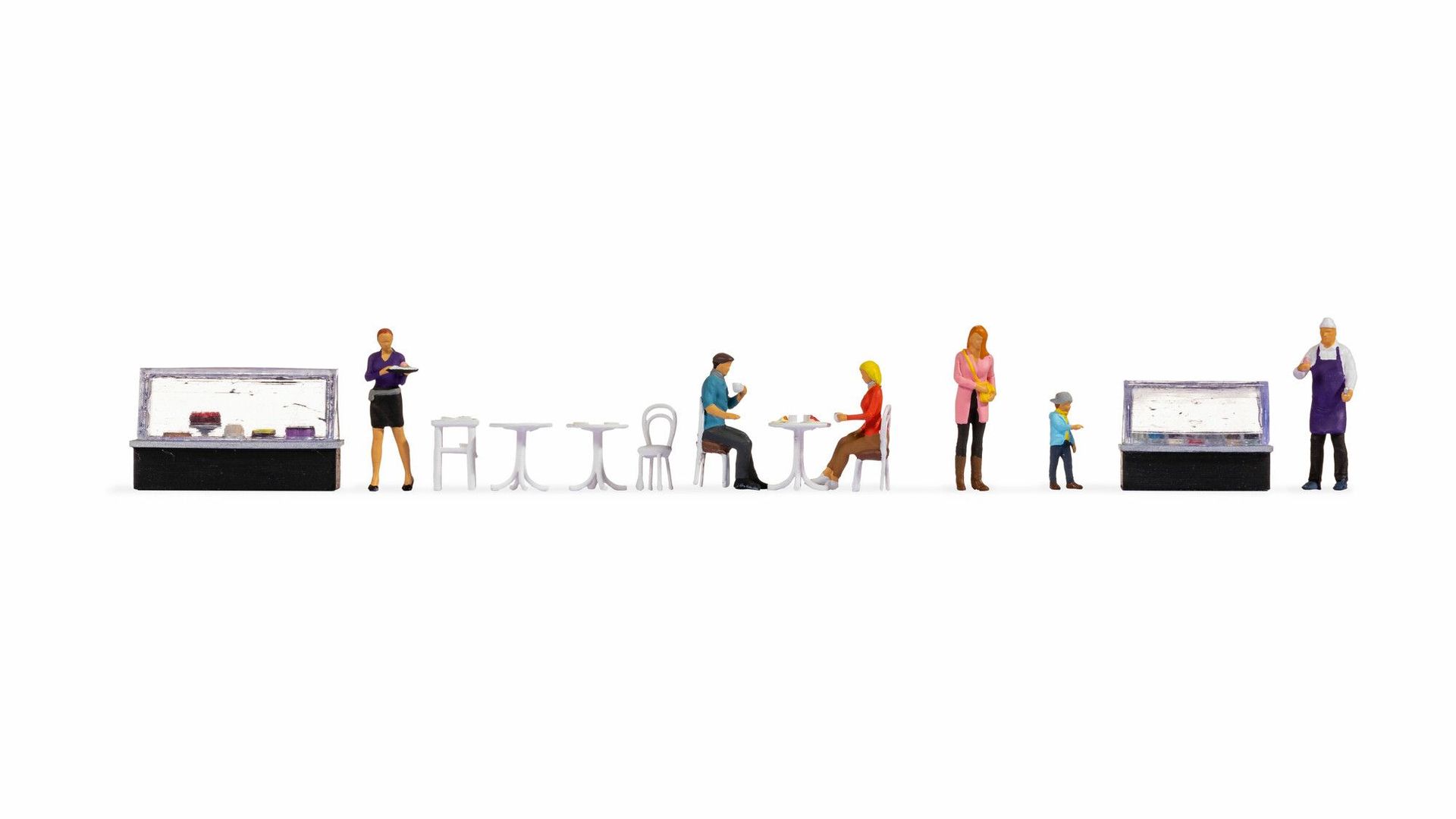 Noch 16245 - Figuren-Themenwelt Cafe H0 1:87 Noch 16245 - Figuren-Themenwelt Cafe H0 1:87
