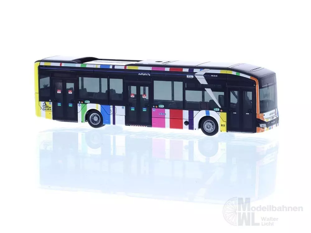 Rietze 76351 - MAN Lion´s City 12 E Ville de Luxembourg-Multiplicity (LU) H0 1:87