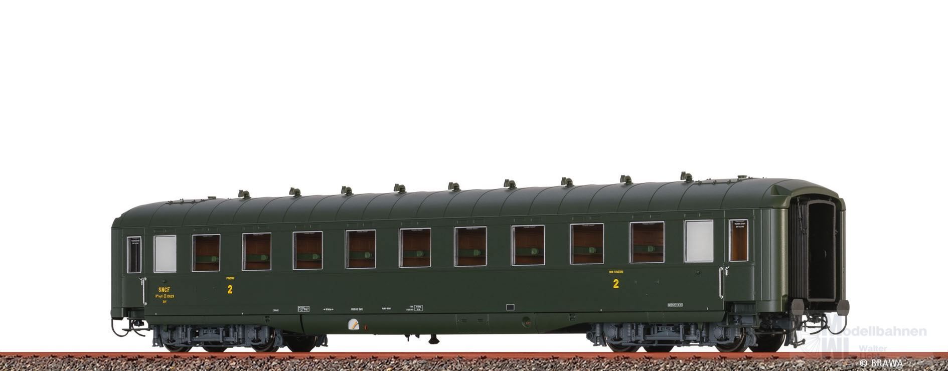 Brawa 51122 - Schürzenwagen SNCF Ep.III B10myfi H0/GL BASIC