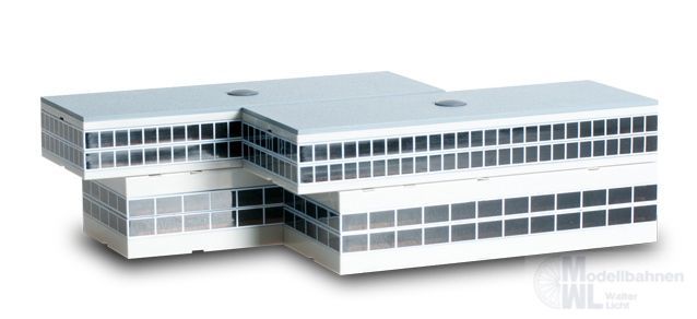 Herpa 519649 - Flughafengebäude: 2 Abflughallen mit Aussparung 1:500