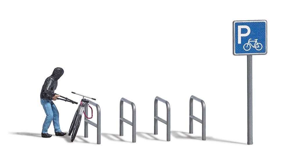 Busch 7950 - A-Set: Fahrradklau H0 1:87