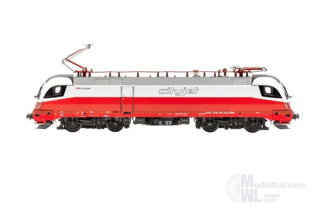 Jägerndorfer Modellbahn 28102 - E-Lok Rh 1116 181 ÖBB Cityjet Ep.VI H0/GL Sound
