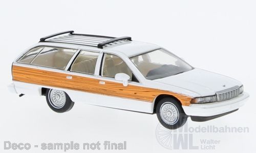 PCX-Models 870453 - Chevrolet Caprice Station Wagon weiss Dekor 1991 H0 1:87