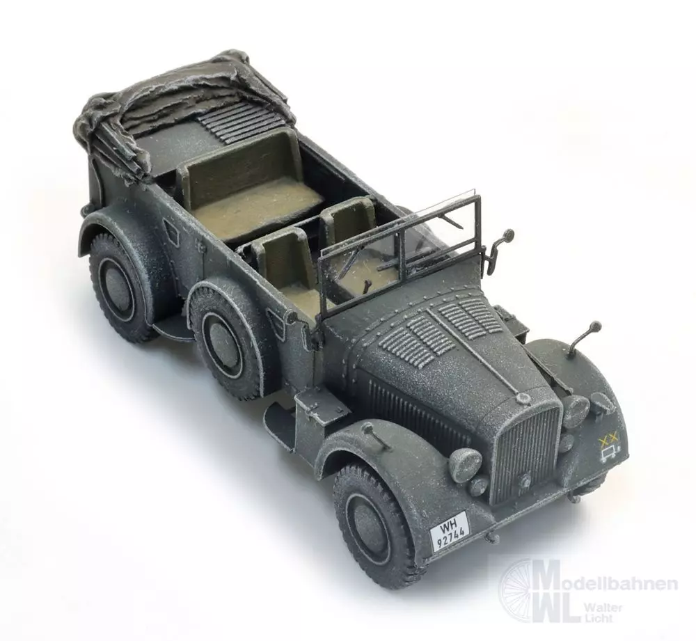 ARTITEC b.v. 6870761 - WM Horch 901 Kfz 15 grau H0 1:87 Fertigmodell
