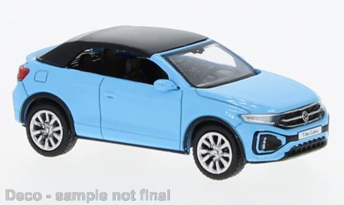 PCX-Models 870600 - VW T-Roc Cabriolet geschlossen hellblau 2022 H0 1:87