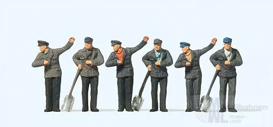 Preiser 14014 - Dampflokpersonal H0 1:87