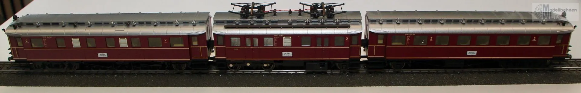 Märklin 37265 - MÄRKLIN - Triebzug ET 87 DB Ep.III H0/WS Digital