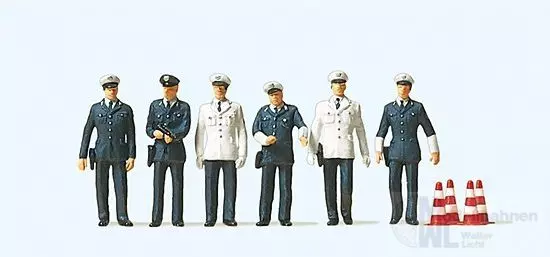 Preiser 10422 - Polizisten BRD H0 1:87
