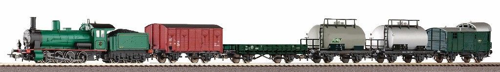 Piko 97942 - Startset SNCB Dampflok Rh 71 moit Güterzug H0/GL