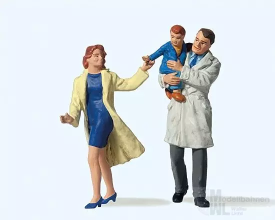 Preiser 45138 - Paar mit Kind Spur G