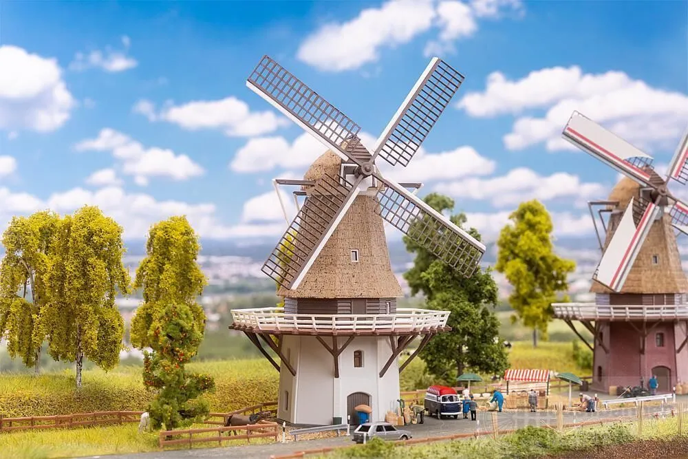 Faller 232136 - Windmühle mit Putzsockel N 1:160