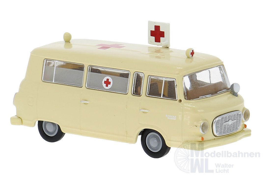 Brekina 30046 - Barkas B1000 Bus als Krankenwagen H0 1:87