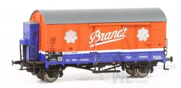 Exact Train 20799 - Güterwagen gedeckt DB Ep.III Brandt H0/GL