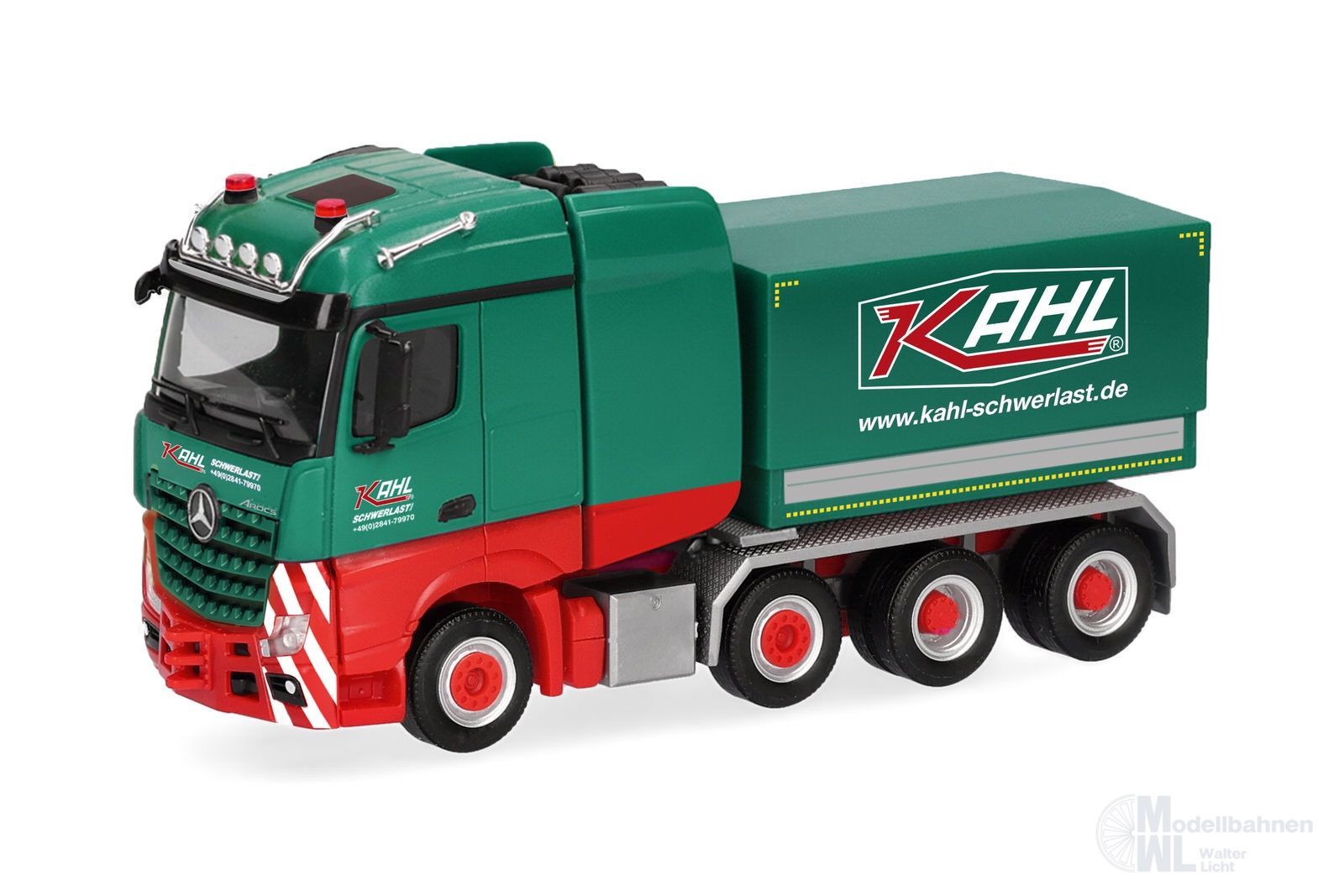 Herpa 322263 - Mercedes-Benz Arocs Schwerlastzugmaschine 4-achs Kahl H0 1:87