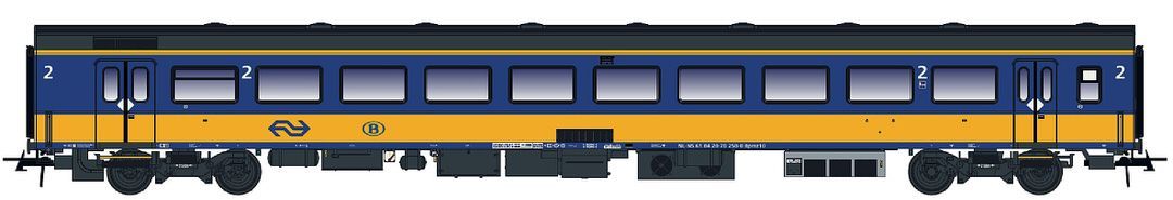 LS Models 44239 - Personenwagen NS Ep.VI ICRmh 2.Kl. Bpmz Benelux H0/GL